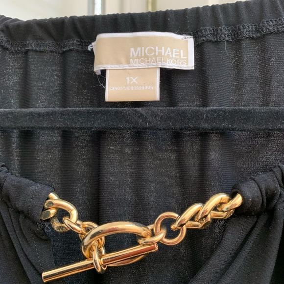 Michael Kors Gold Link Top - Picture 2 of 3